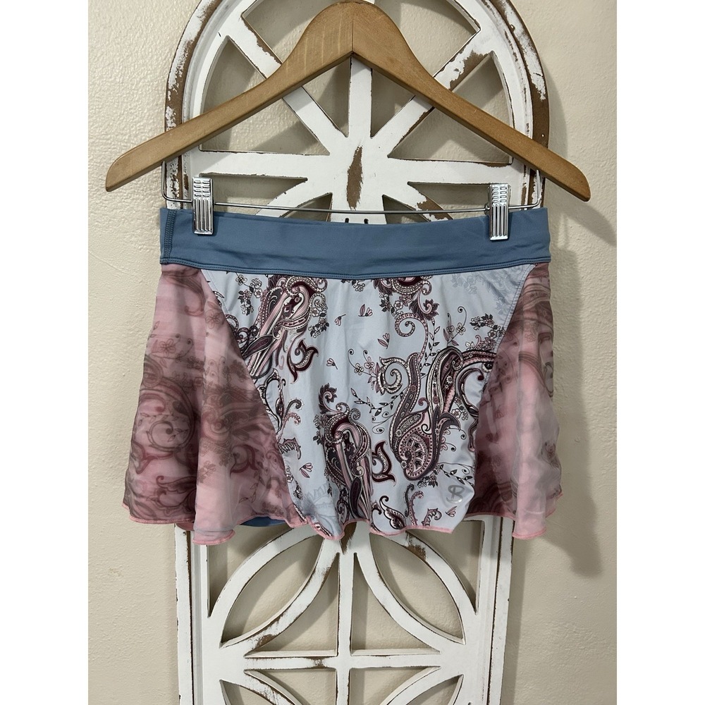 Sofibella Skirt Womens SMALL Skort Active Golf Tennis Shorts Paisley Print
